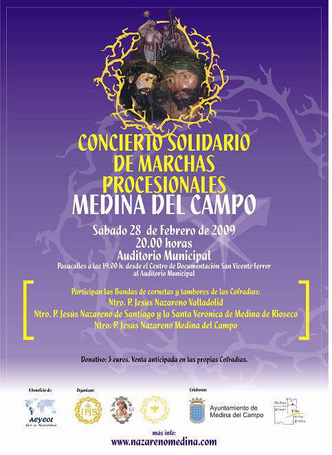 cartel nazareno concierto solidario